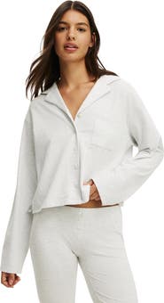 COTTON ON BODY Women's Dreamy Soft Boxy Button Down Shirt