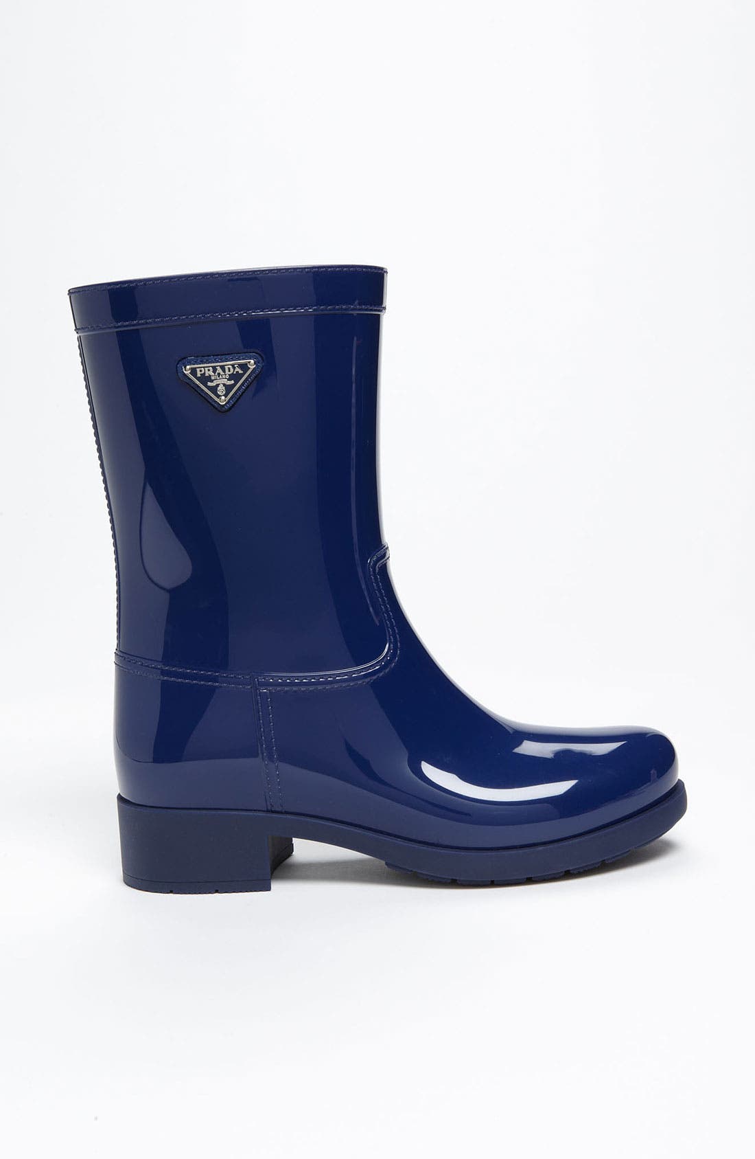 Rubber Rain Boot, Alternate, color, NAVY
