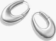 YOJ Eclipse Mini Hoops in Silver