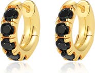 Classicharms Daniela Huggie Hoop Zirconia Earrings