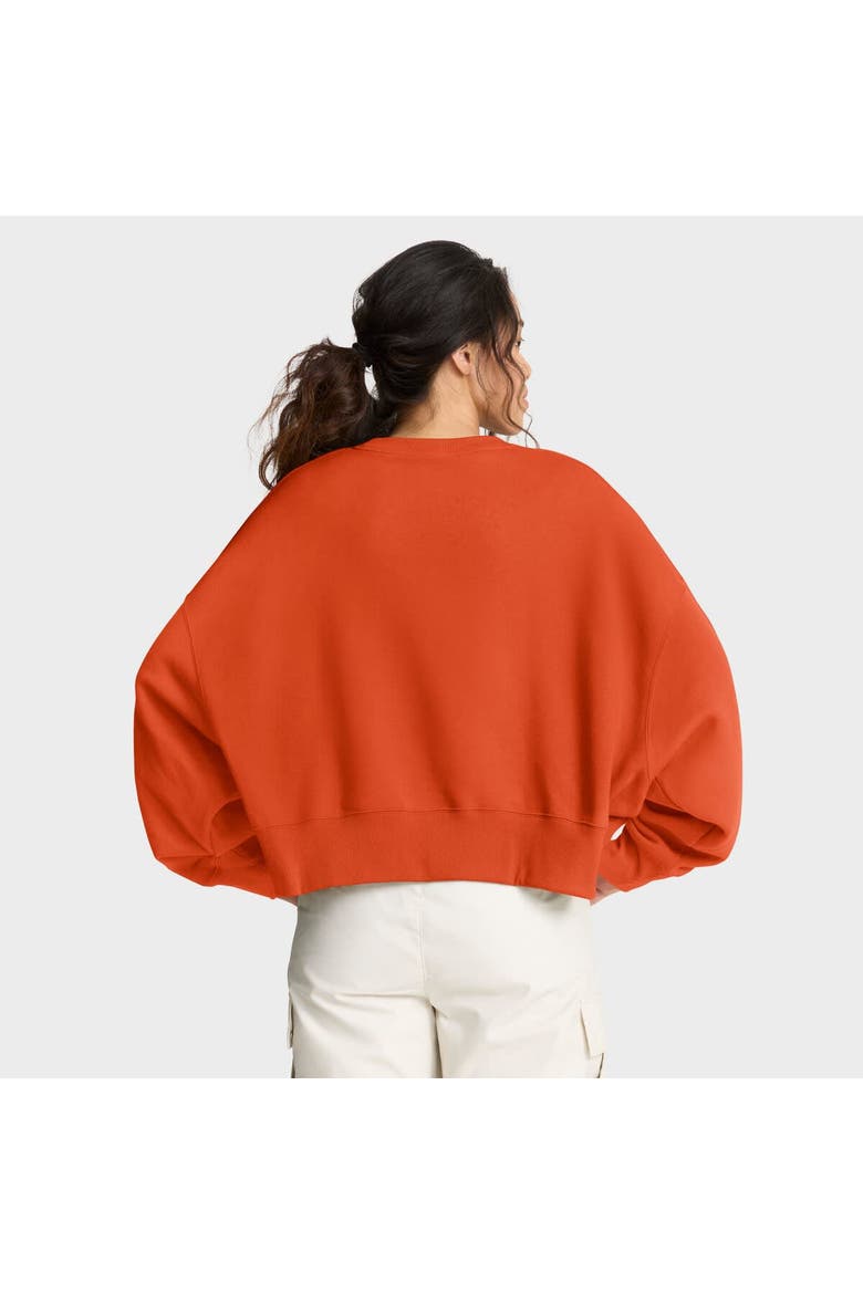 Women's Nike Orange Clemson Tigers Oversized Phoenix Arch Pullover Sweatshirt, Alternate, color, Orange