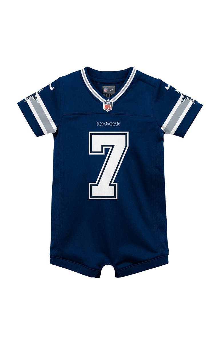 Nike Infant Nike Trevon Diggs Navy Dallas Cowboys Game Romper Jersey, Alternate, color, Navy