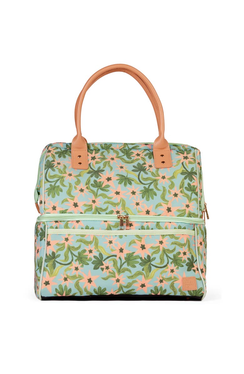 The Somewhere Co Cooler Bag, Main, color, Seaflower