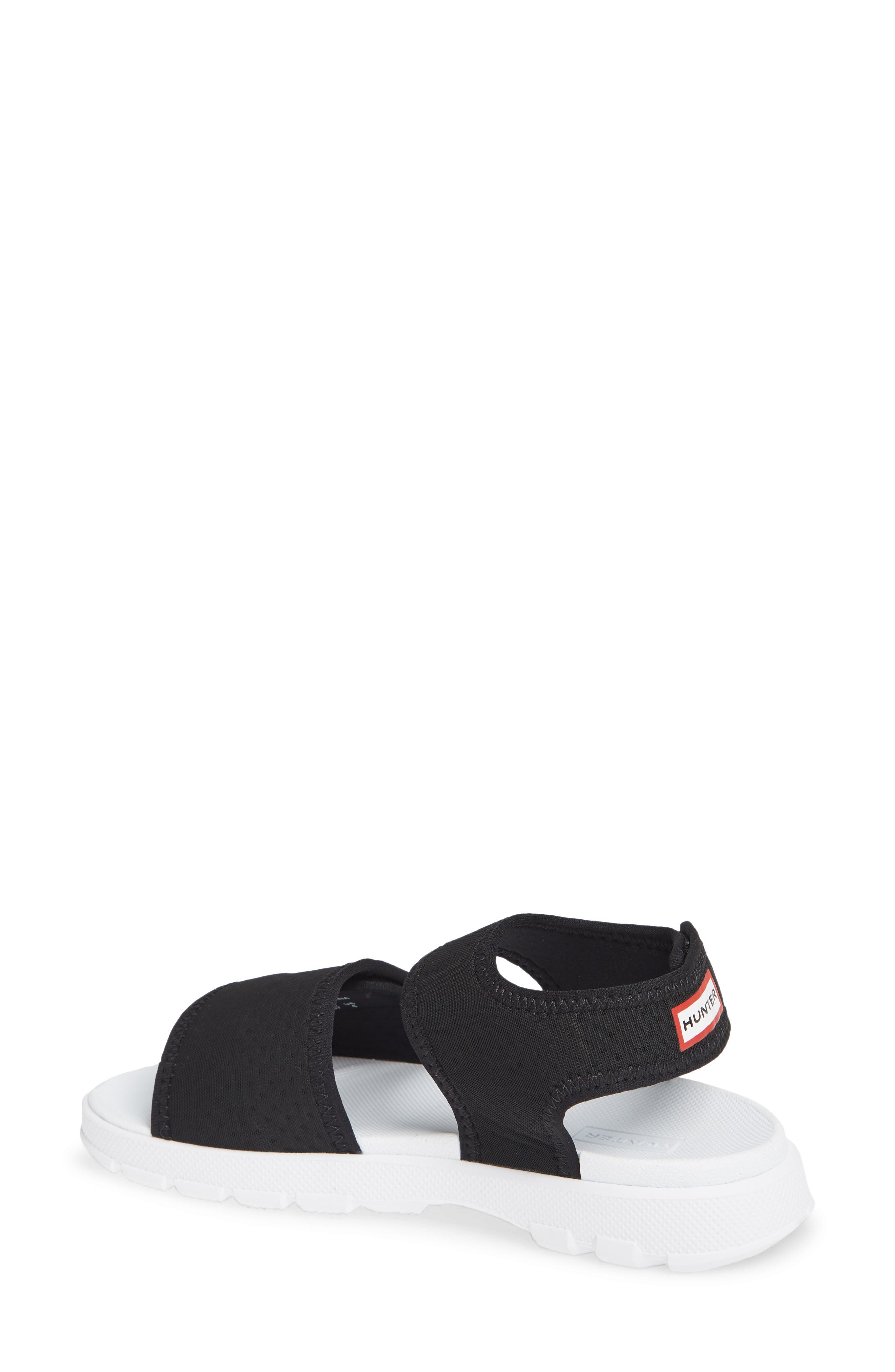 Hunter Original Quarter Strap Sandal, Alternate, color, 