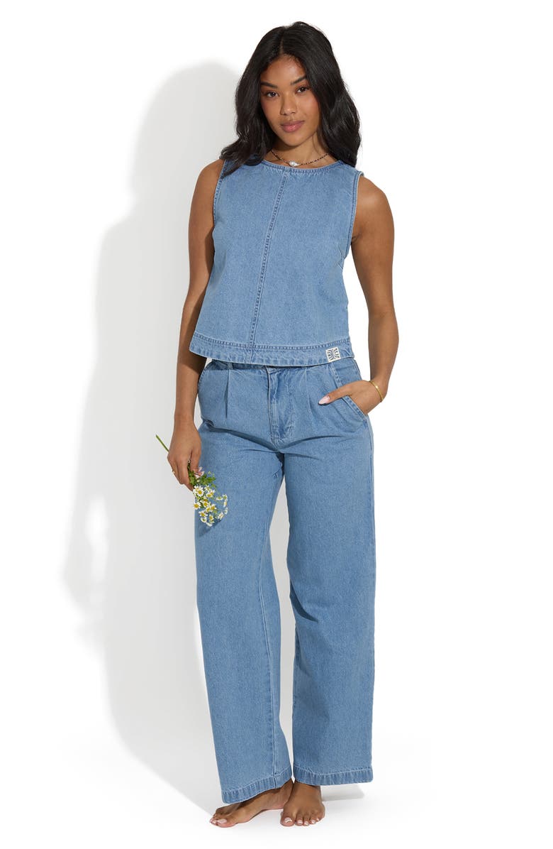 Billabong Sea Breeze Denim Shell, Alternate, color, Sea Blue