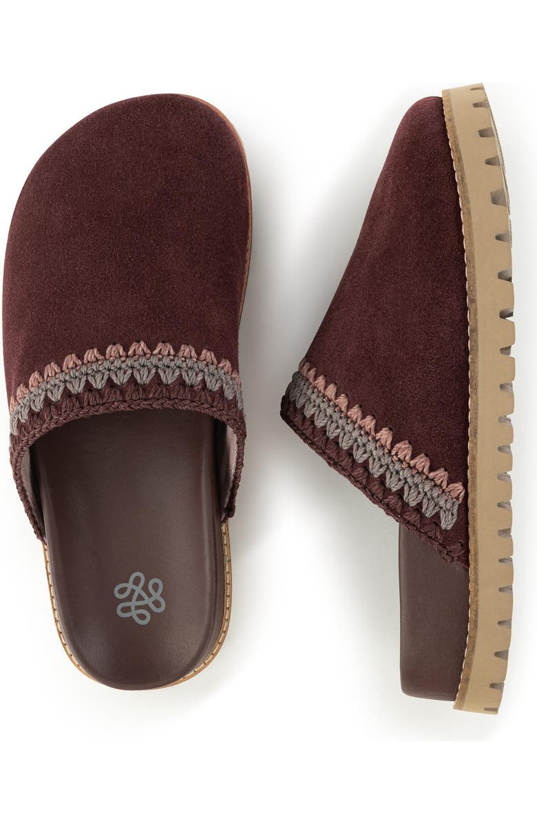 The Sak Bolinas Lug Sole Clog, Alternate, color, Mahogany Seminyak