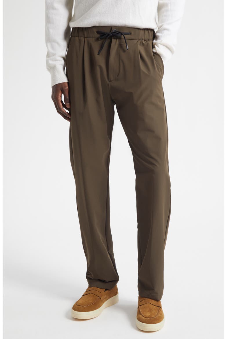 Functional Wardrobe Stretch Nylon Trousers, Main, color, MILITARY GREEN