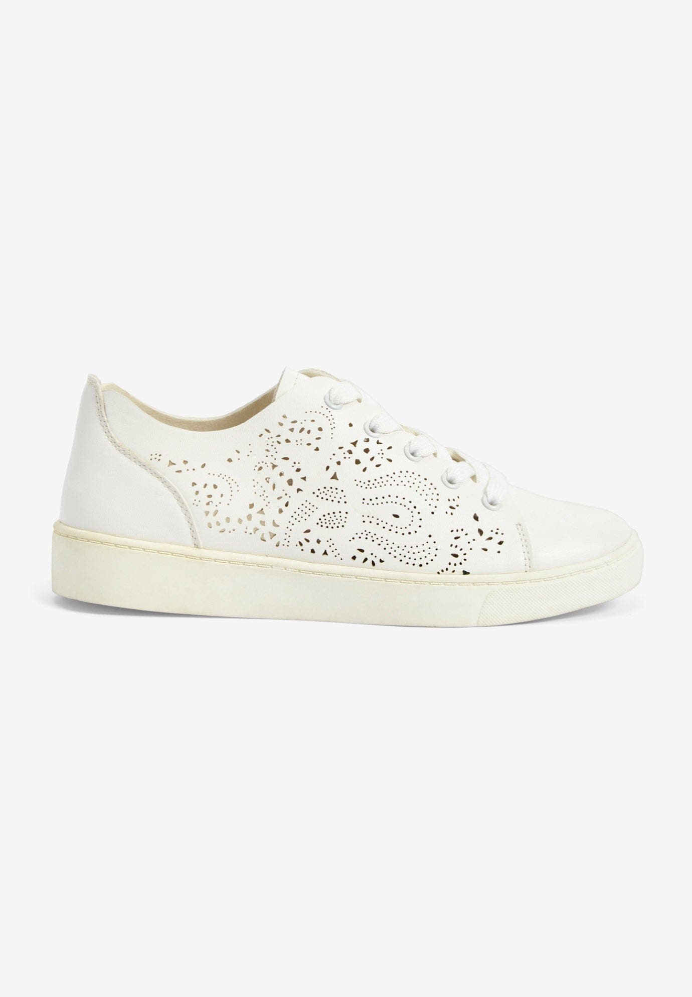 Comfortview The Leanna Sneaker, Alternate, color, White
