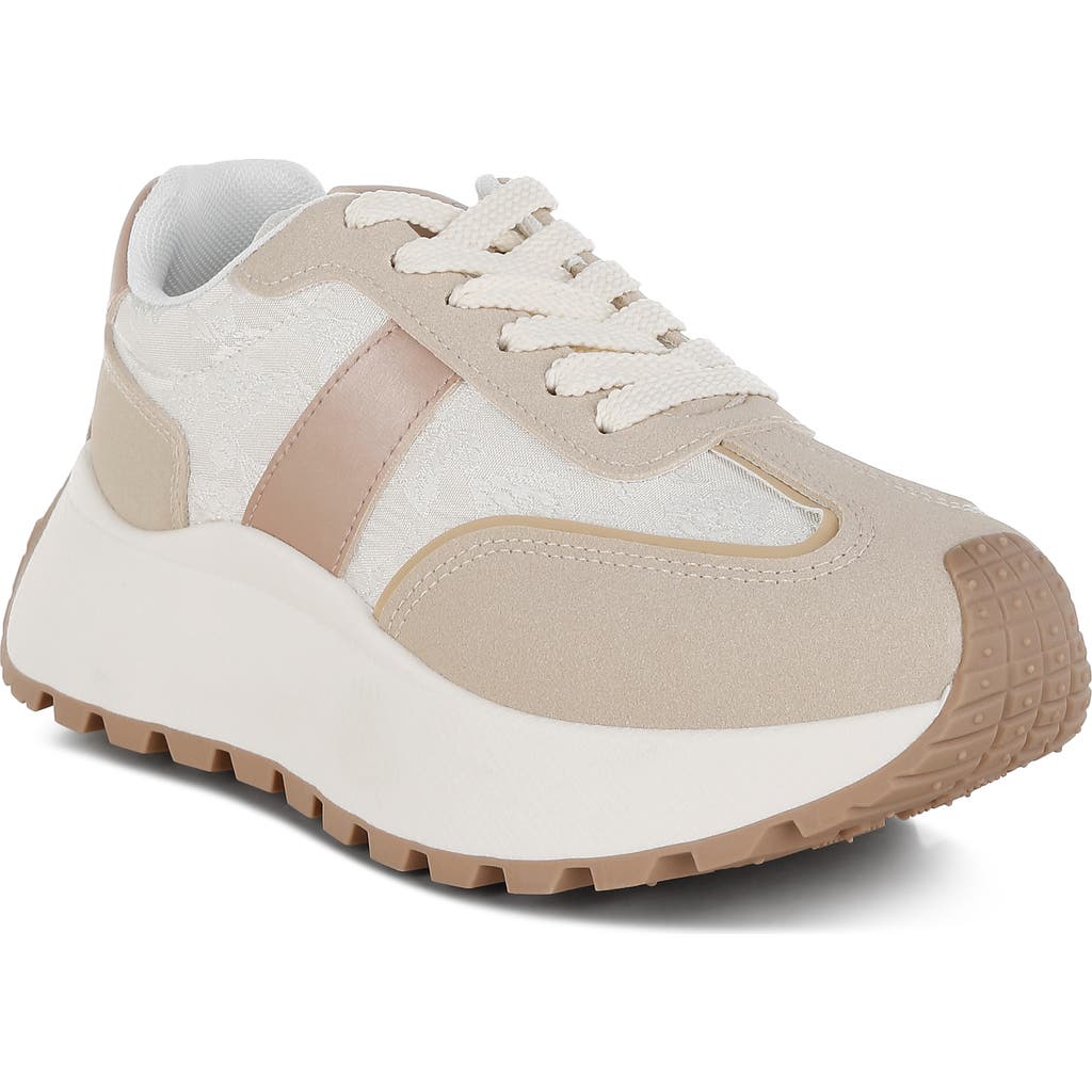 London Rag Squeaker Sneaker In Beige