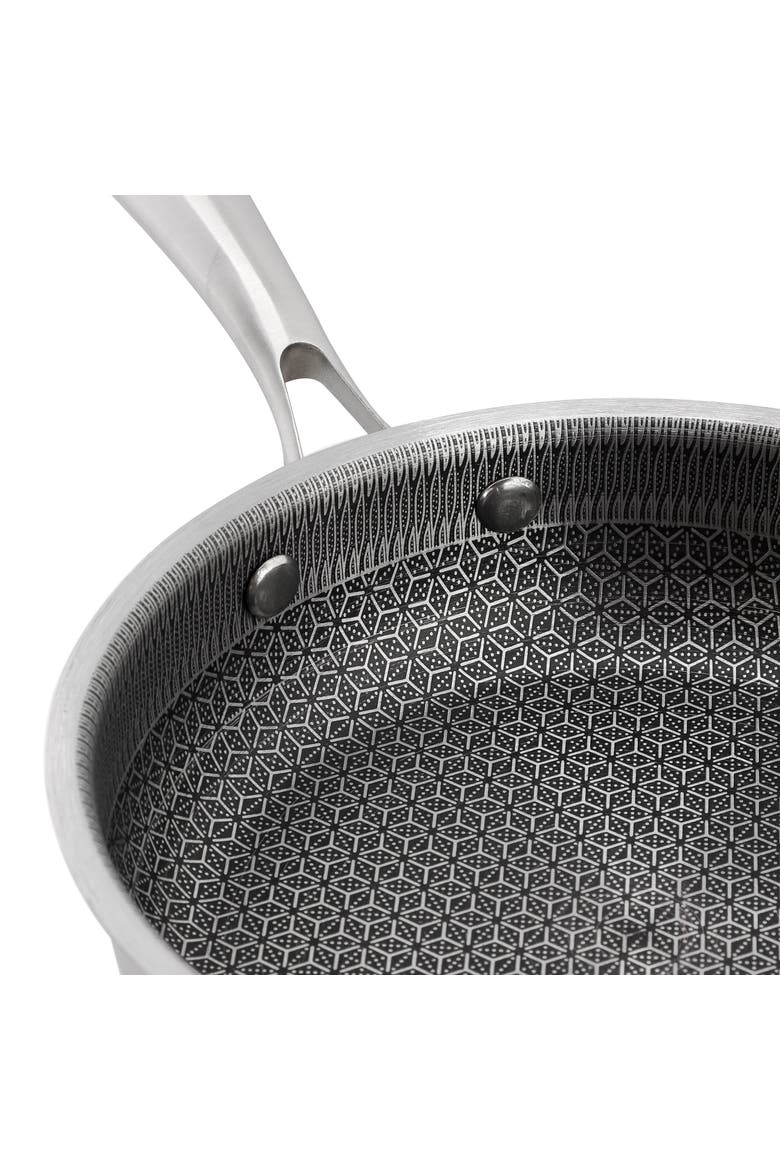 8in Hybrid Nonstick Stainless Steel Frying Pan Silver, Alternate, color, Silver