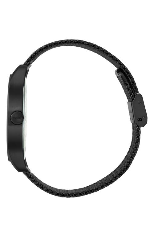 Hugo Boss Hugo Mesh Strap Bracelet, 42mm In Black