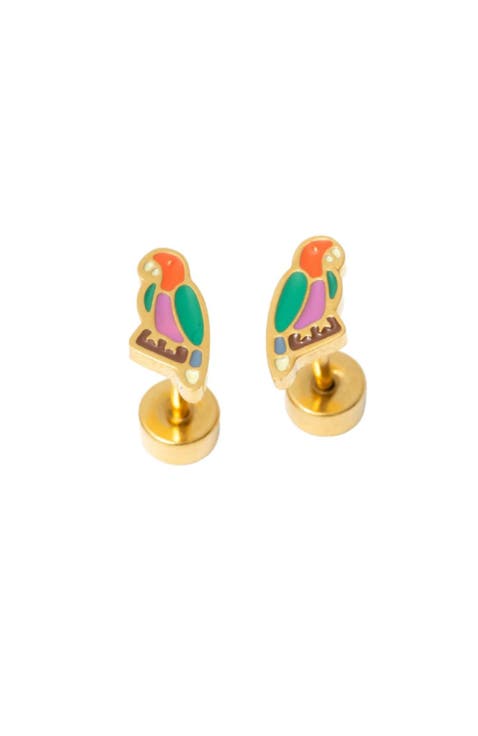 Parrot Stud Earrings