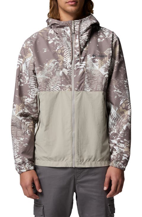 Spire Valley Print Water Repellent Windbreaker