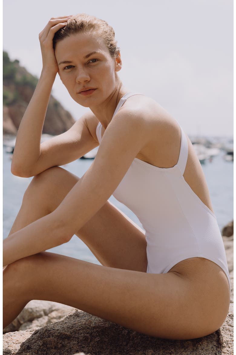 Tulum One-Piece Swimsuit, Alternate, color, WHITE