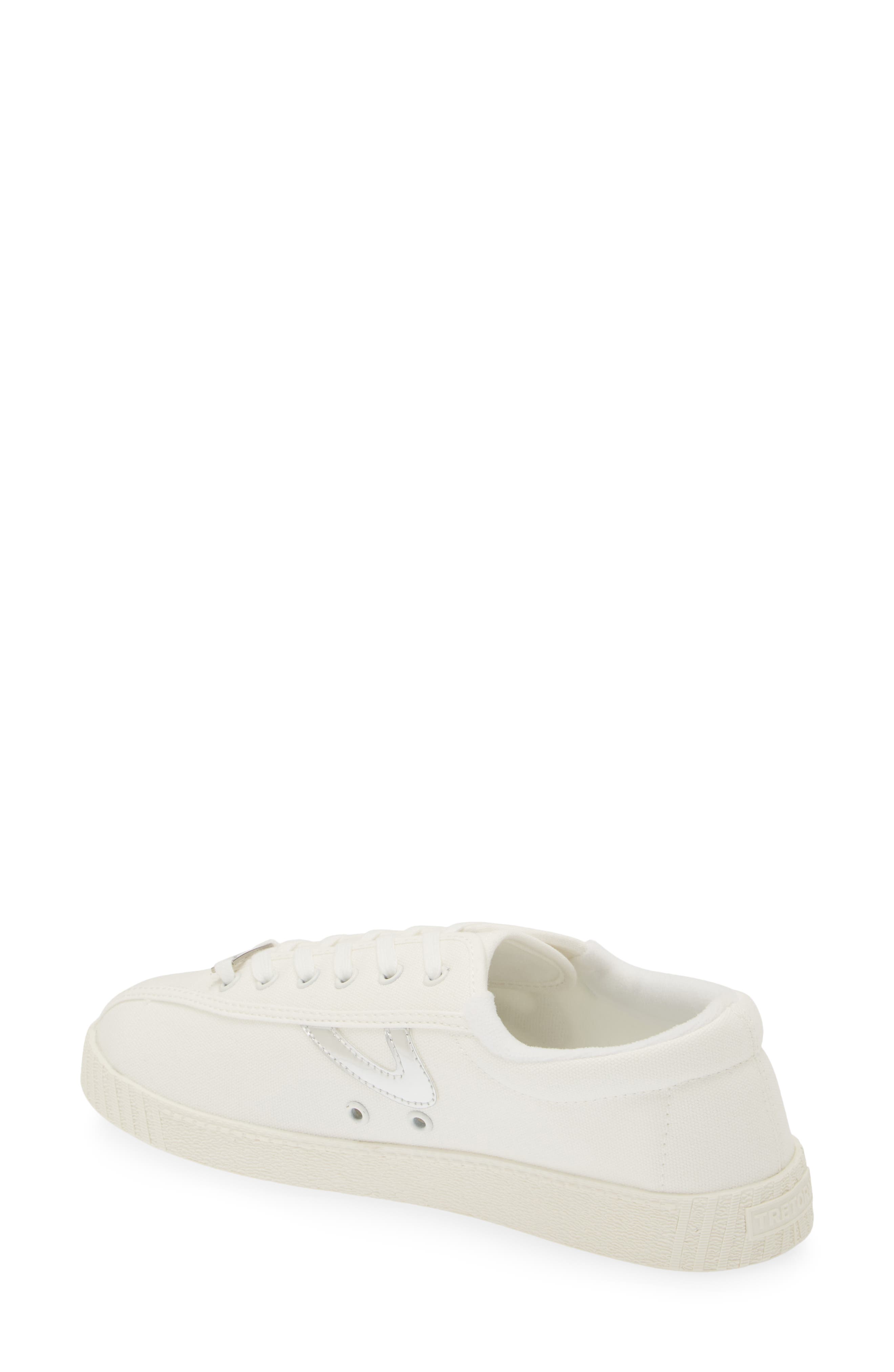 Nylite Sneaker, Alternate, color, WHITE/SILVER