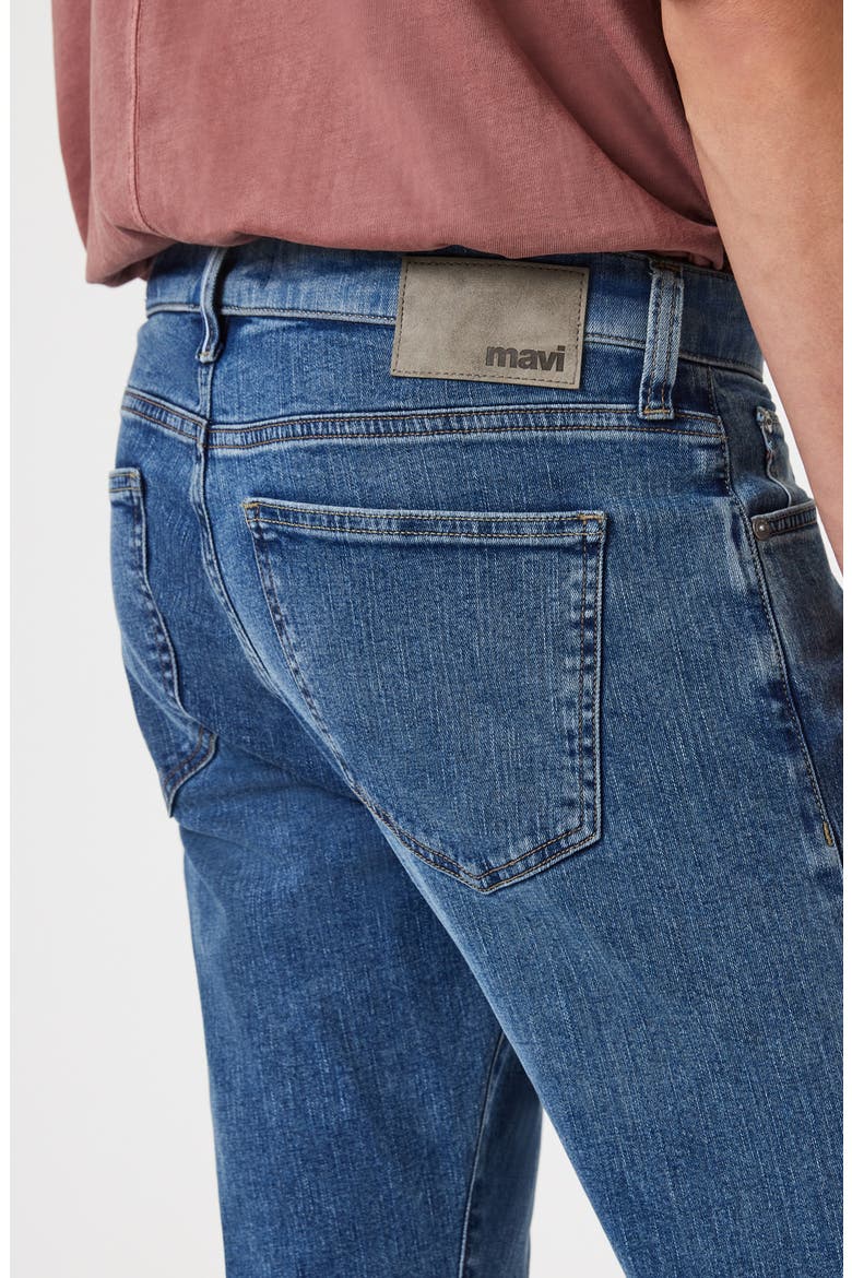 Marcus Slim Straight Leg Jeans, Alternate, color, LIGHT BRUSHED SELVEDGE