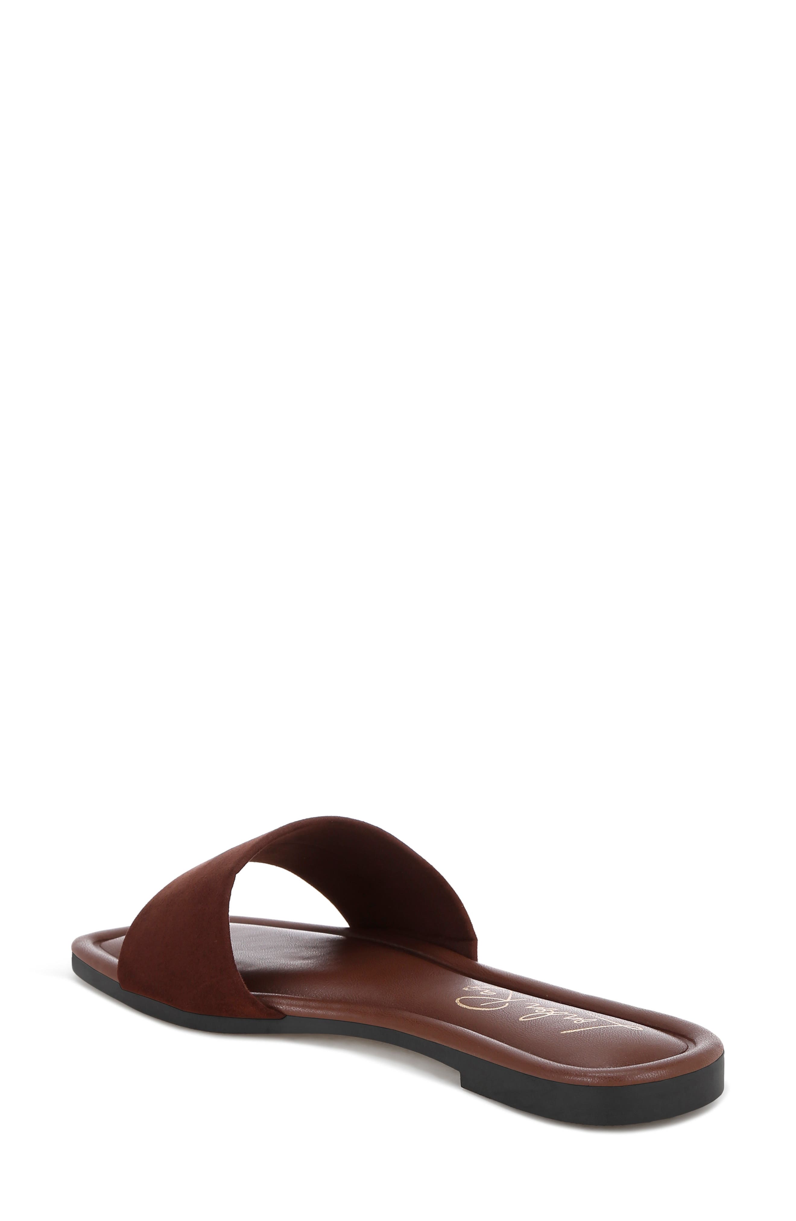 Zaltana Slide Sandal, Alternate, color, BROWN