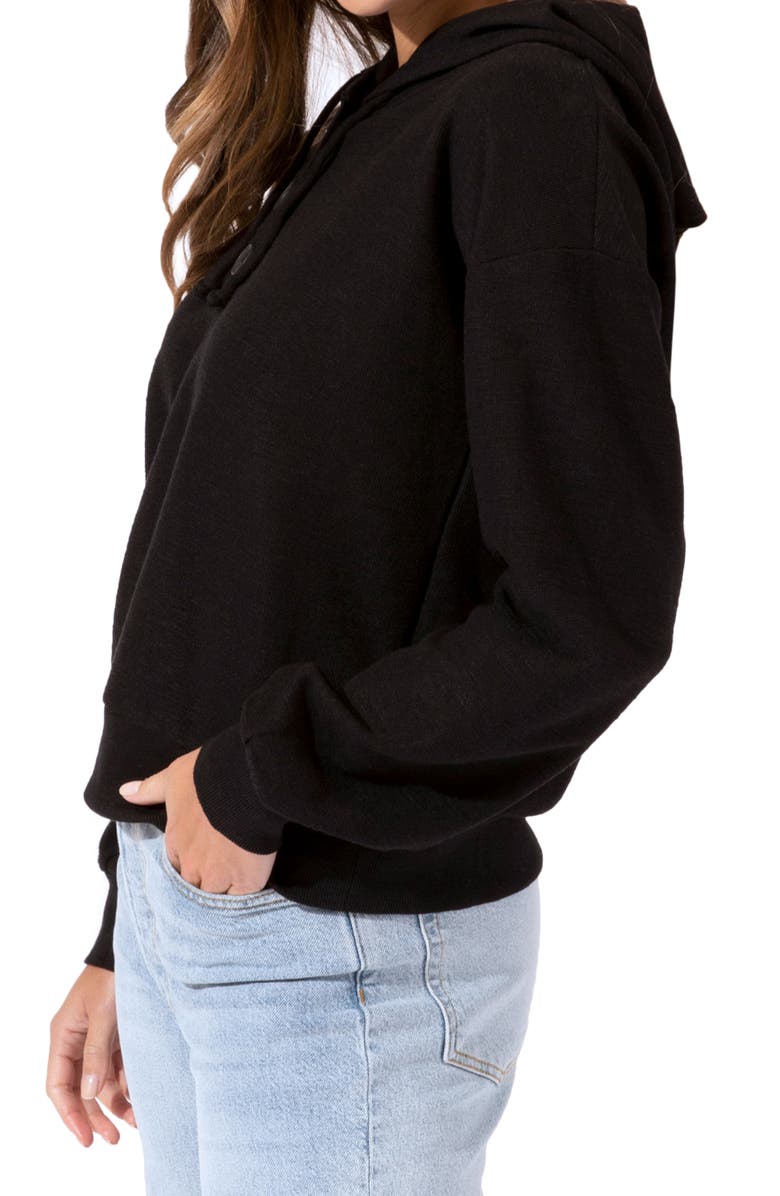 Threads 4 Thought Tanisha Hooded Henley Pullover, Alternate, color, 