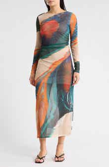 Desigual Print Maxi Dress