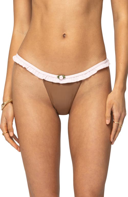 Shop Edikted Kellie Ruffle Bikini Bottoms