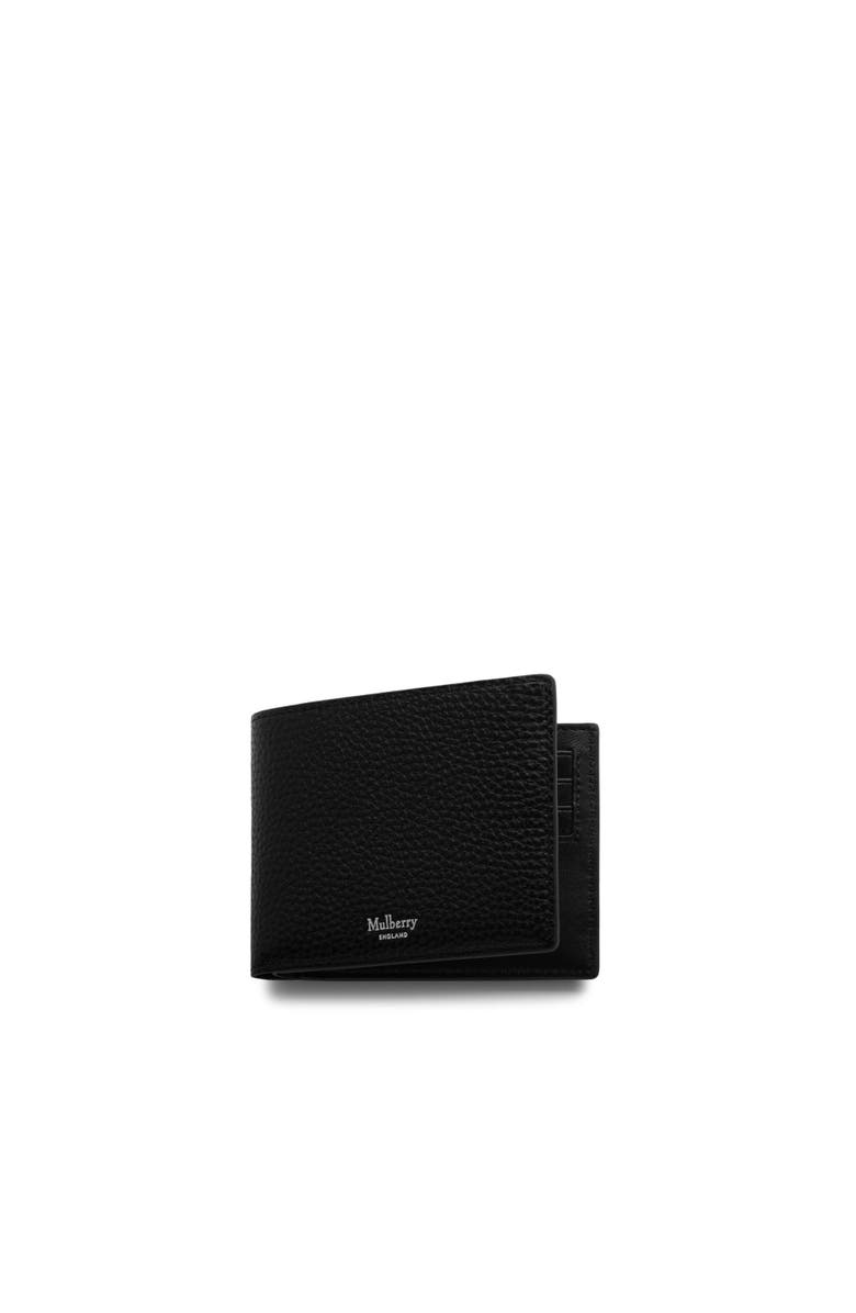 Mulberry 8 Card Leather Wallet, Alternate, color, Black