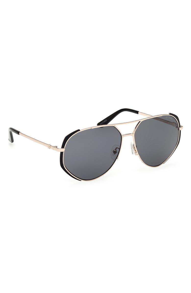 GUESS Pilot Sunglasses, Alternate, color, Matte Black / Smoke