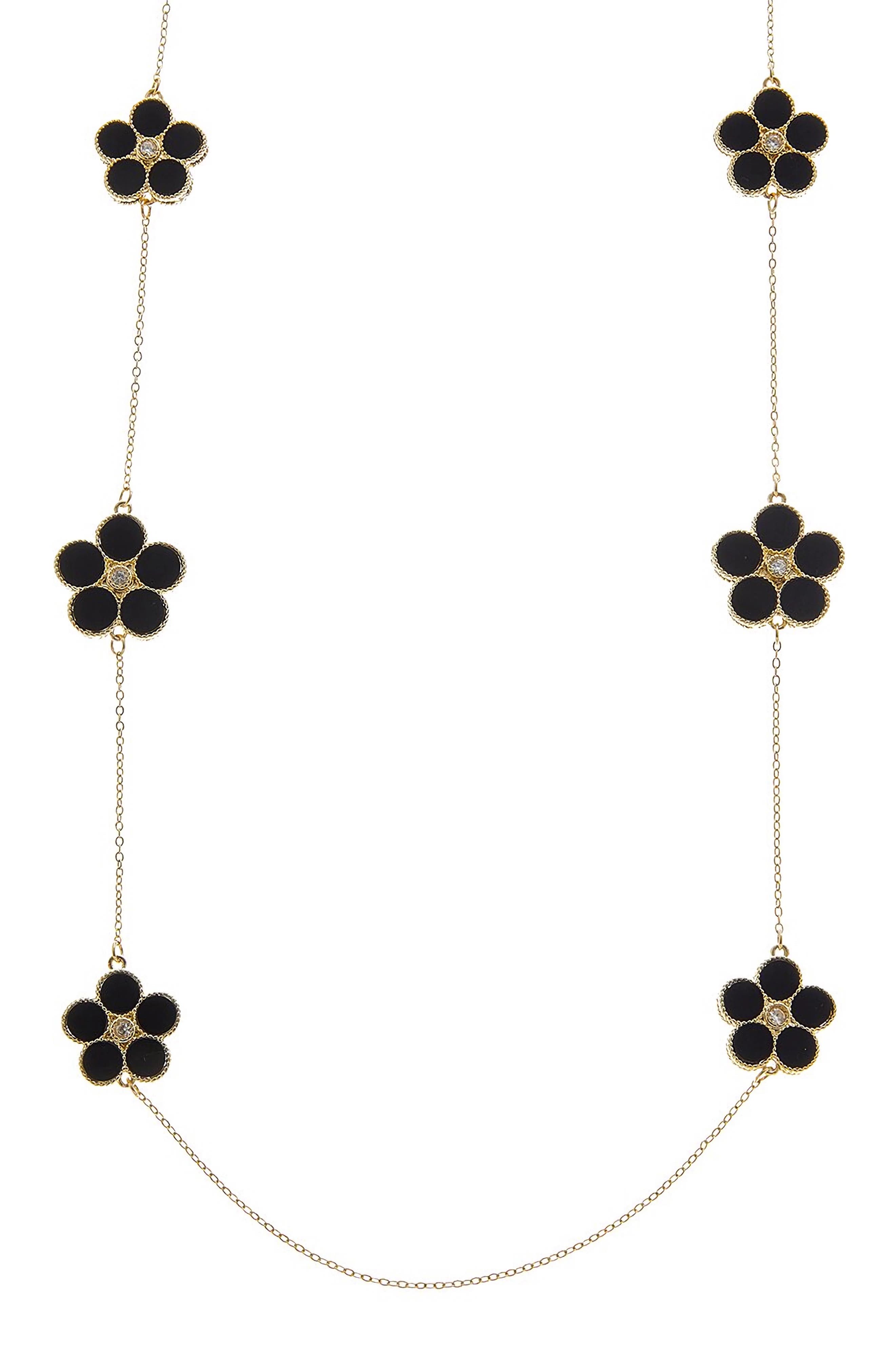 Juvell Flower Station Necklace