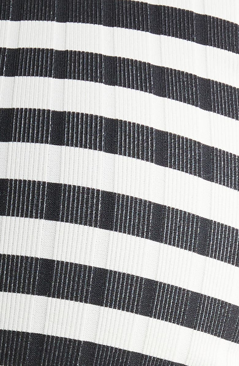 Solid & Striped The Elle Bikini Top, Alternate, color, Blackout X Marshmallow