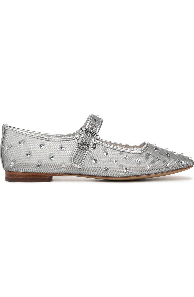 Sam Edelman Michaelashne Mary Jane Flat, Alternate, color, Soft Silver