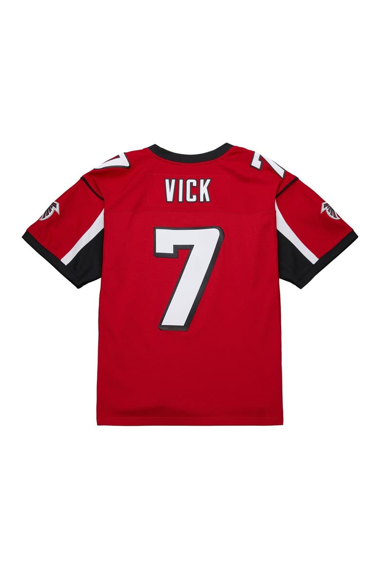 Men's Mitchell & Ness Michael Vick Red Atlanta Falcons 2003 Legacy Replica Jersey, Alternate, color, Red