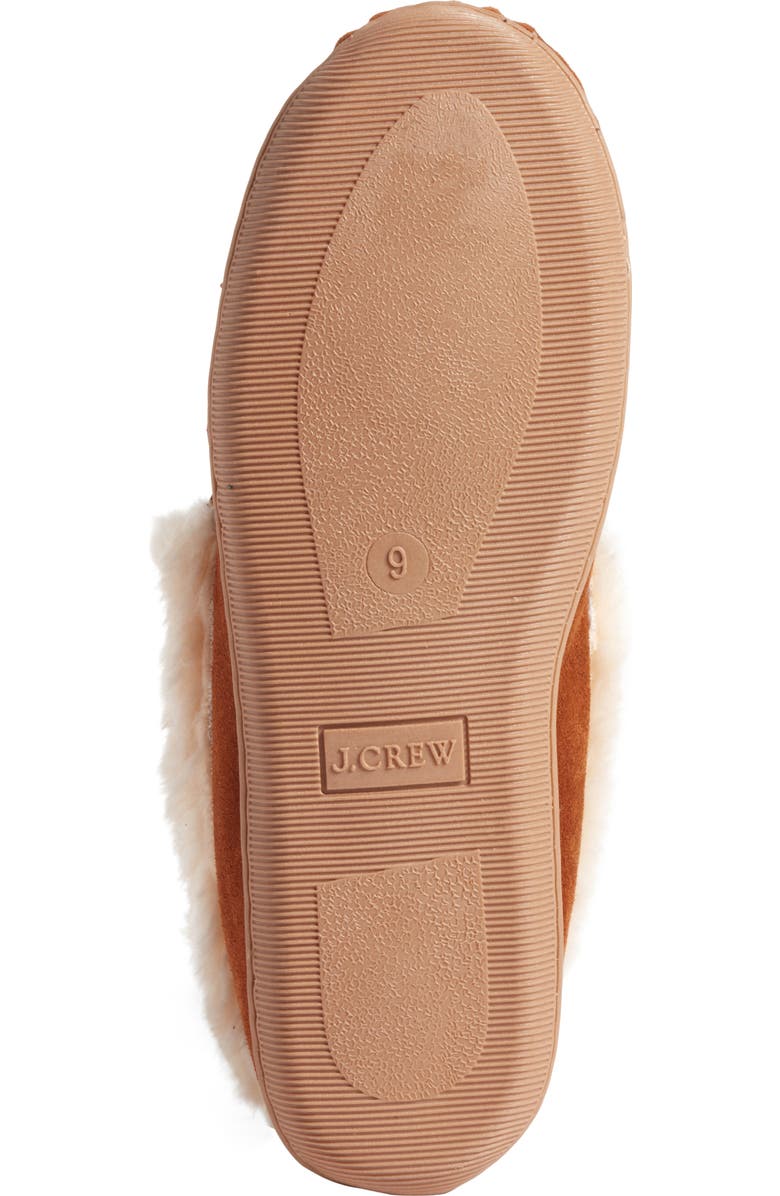 J.Crew Lodge Faux Shearling Moc Slipper, Alternate, color,
