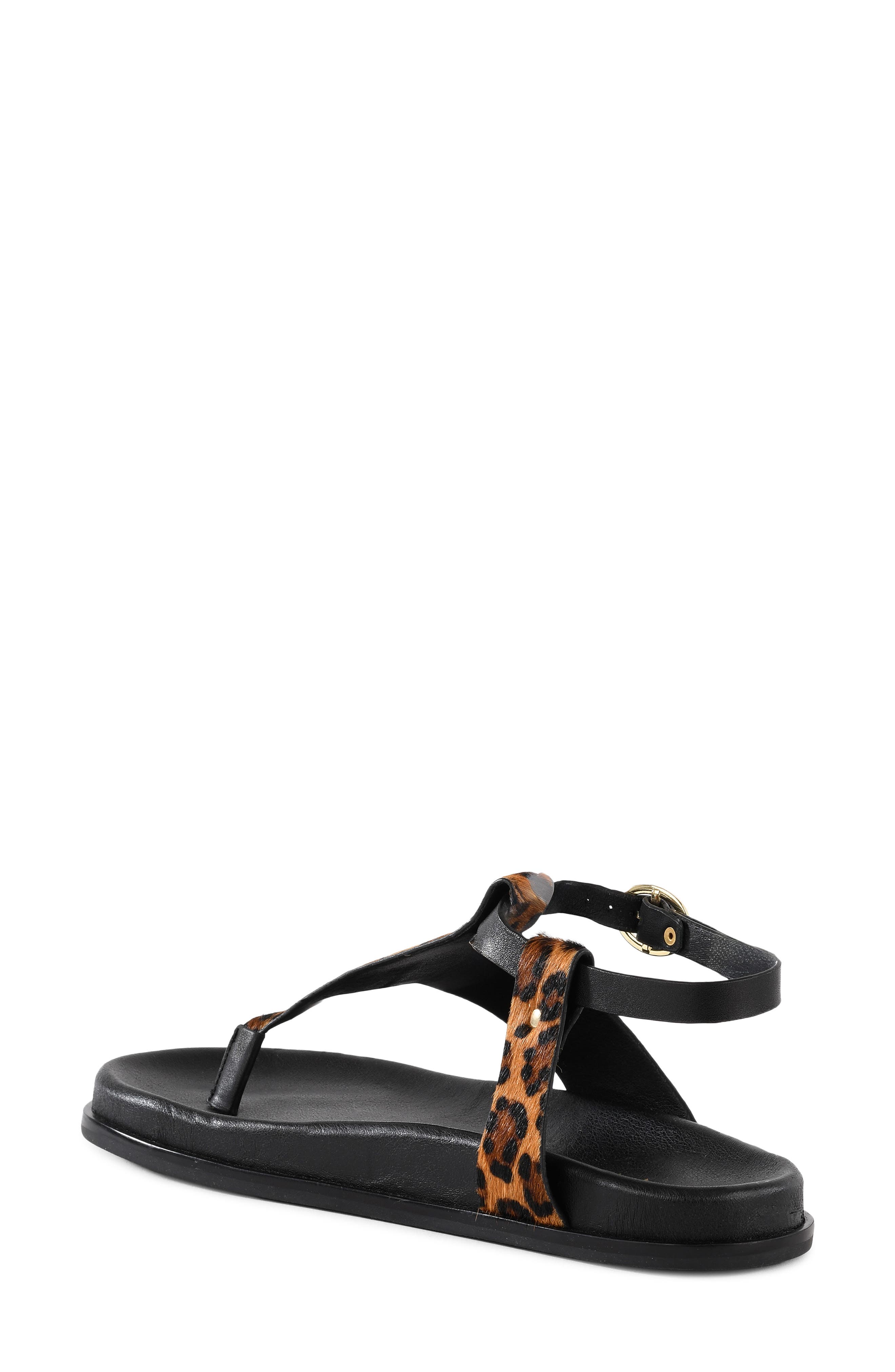 Seychelles In the Zone Ankle Strap Platform Sandal, Alternate, color, Leopard