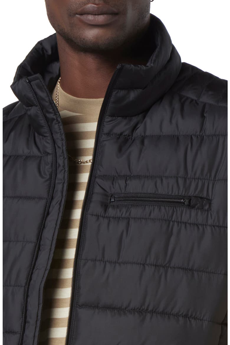 Gershwin Puffer Vest, Alternate, color, BLACK