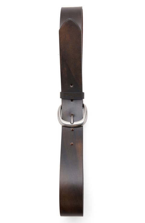 Distressed Leather Belt