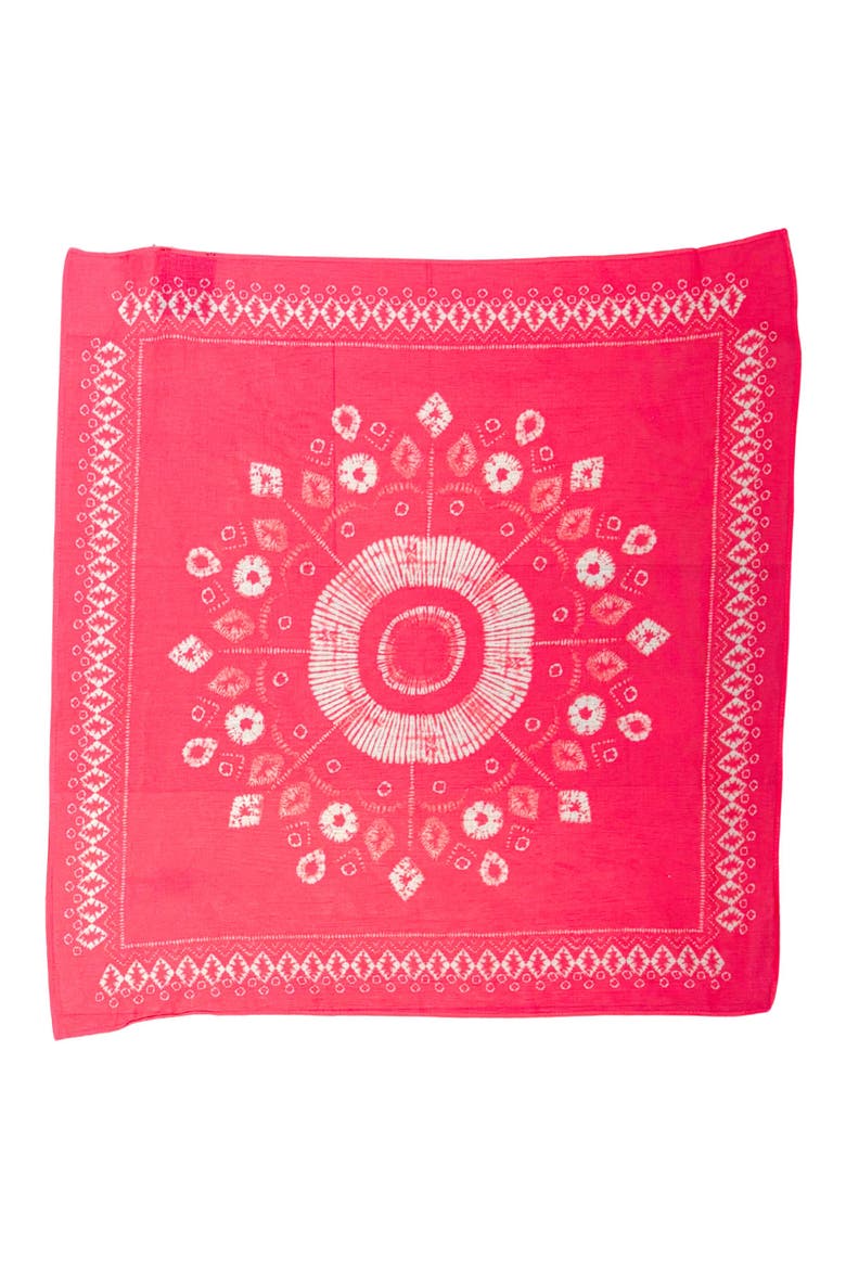 Tie Dye Bandana, Alternate, color, PINK