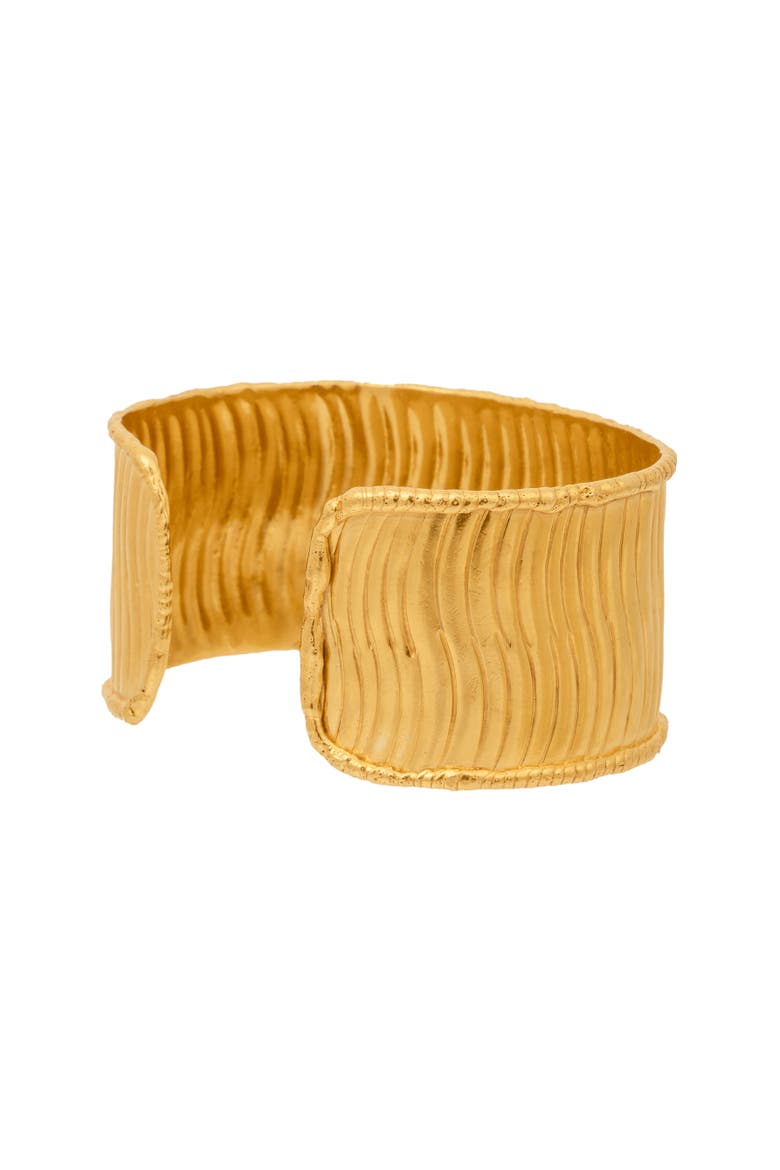 Bambou Cuff, Alternate, color, GOLD