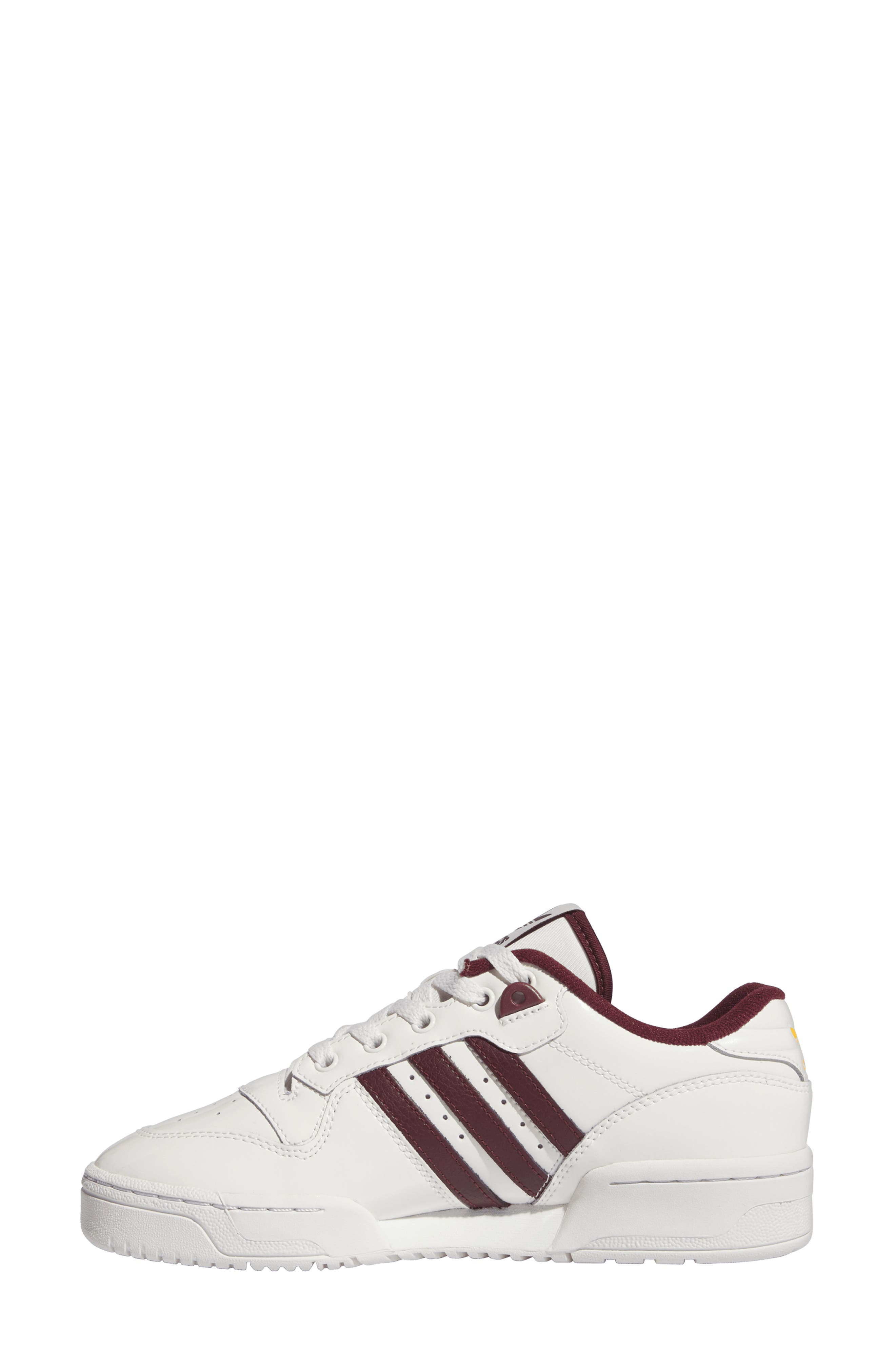 Rivalry Low Sneaker, Alternate, color, CLOUD WHITE/ MAROON/ CRYSTAL
