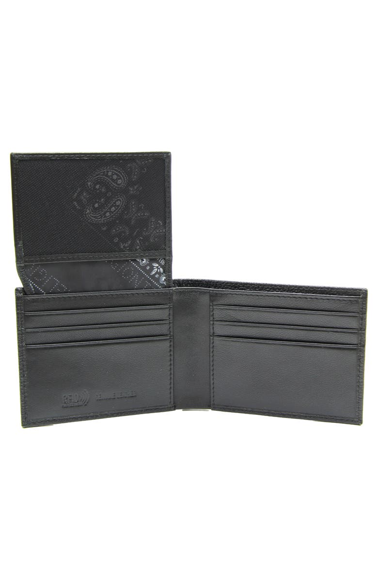 True Religion French 75 Bifold Wallet, Alternate, color, Black
