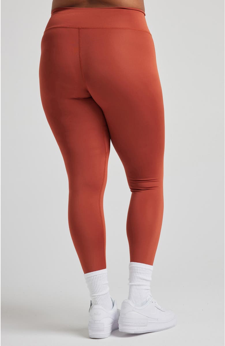 Losano Contour 7/8 Legging, Alternate, color, Baked Clay