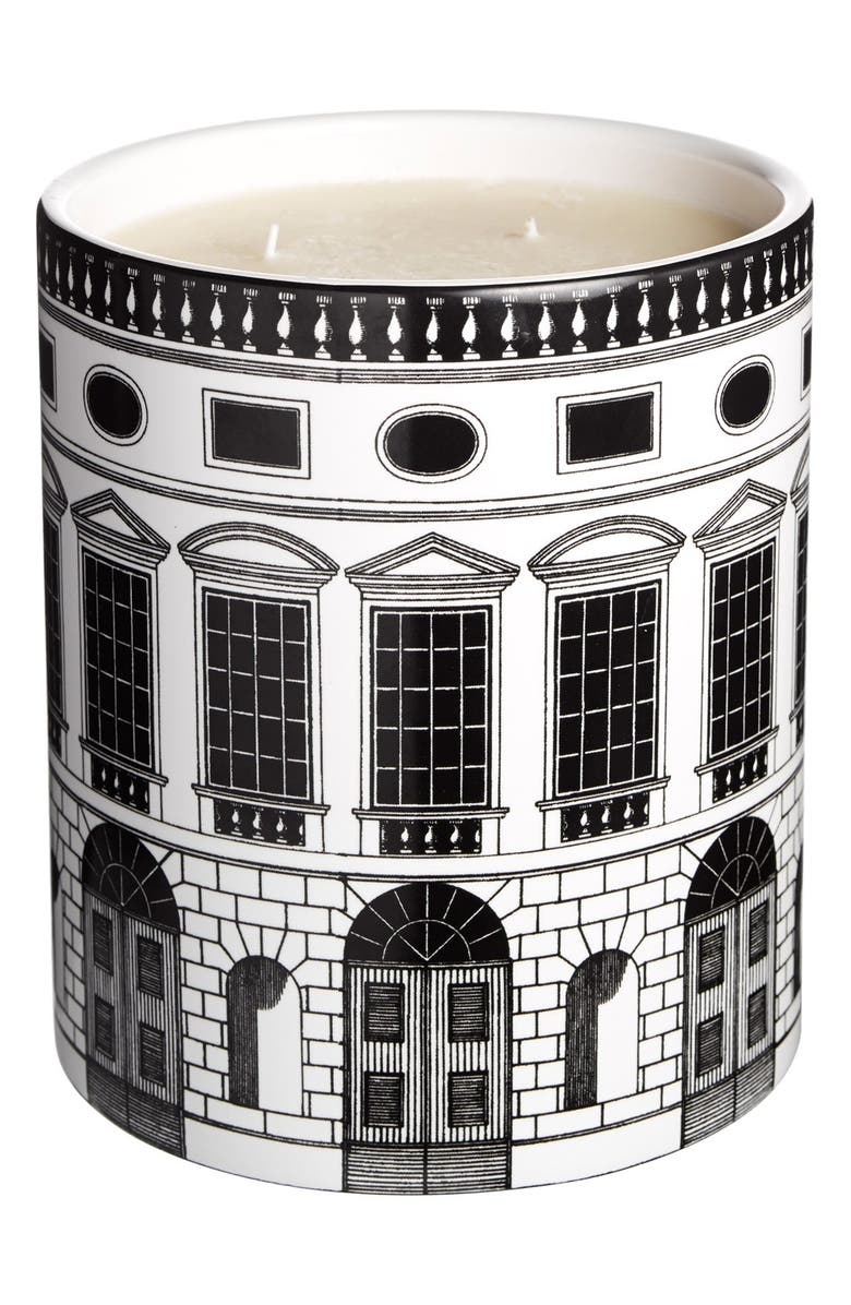 Fornasetti 'Architettura - Otto' Large Candle, Main, color,