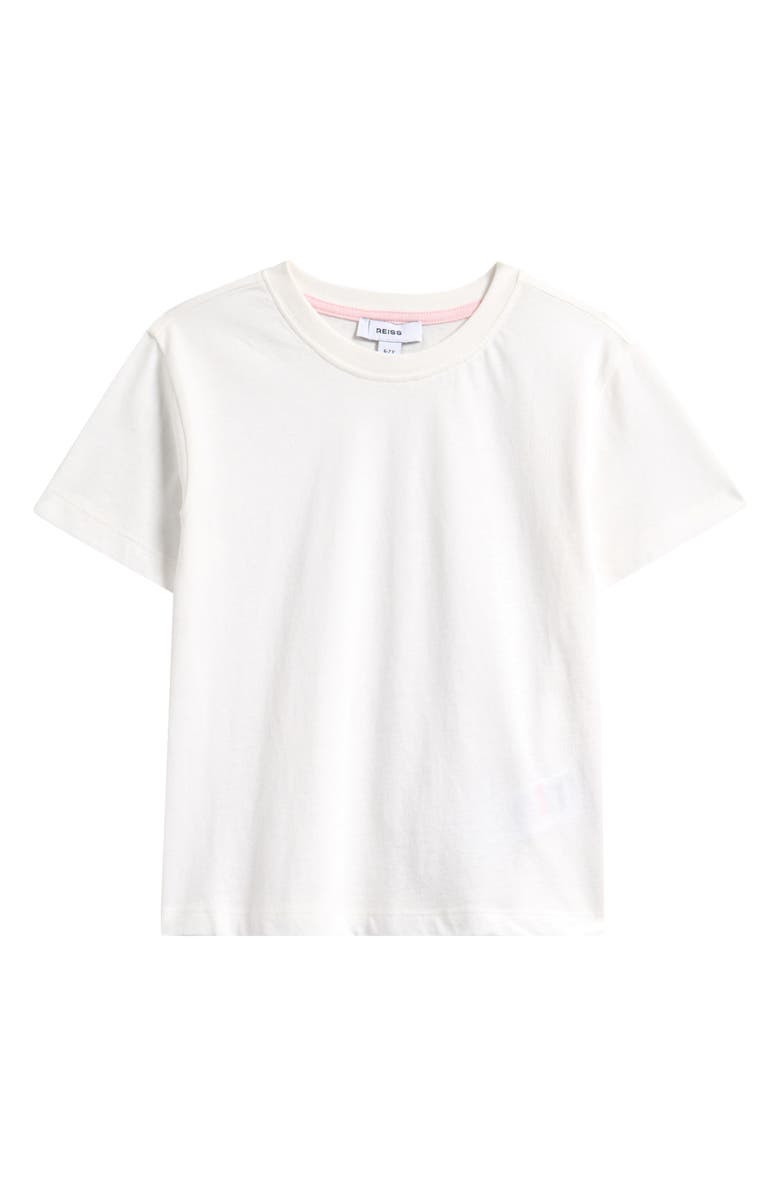 Reiss Kids' Belle Cotton T-Shirt, Main, color, Ivory