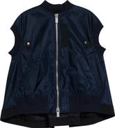 Sacai Nylon Twill Bomber Vest