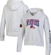 Champion Women's Champion Heathered Gray Quebec Nordiques Reverse Weave Pullover Hoodie