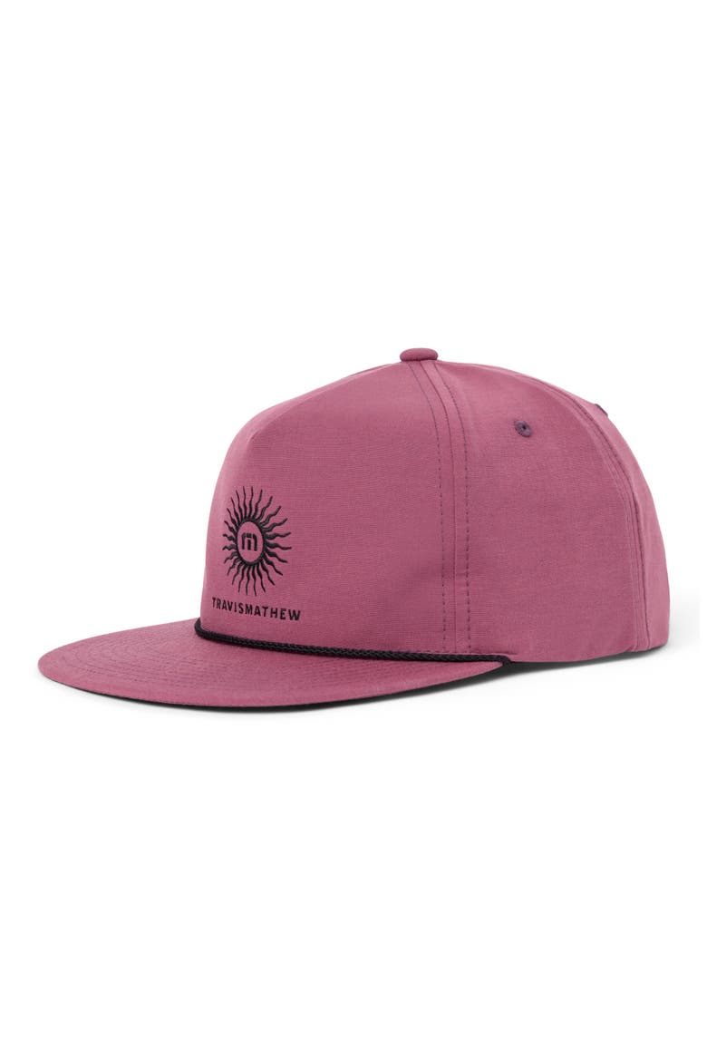 Vacationer Baseball Cap, Main, color, DAMSON