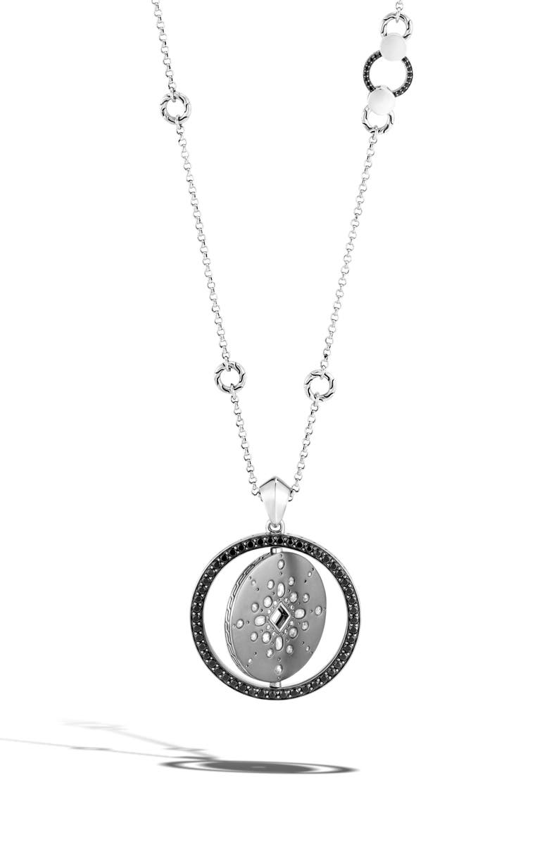 John Hardy Dot Mandala Diamond Pendant Necklace, Alternate, color, 