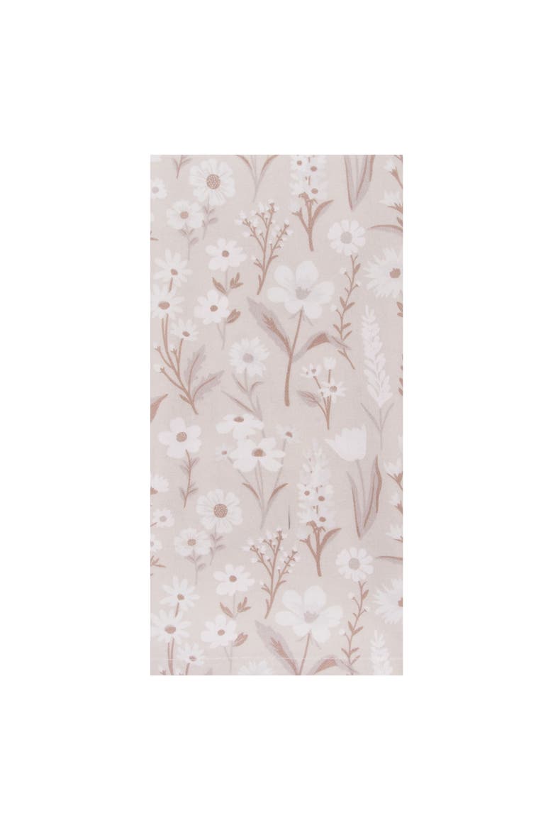 Natural Botanical 100% Cotton Graphic Print Handtowel, Alternate, color, Beige