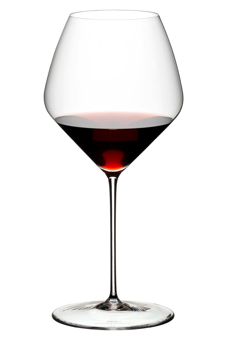Veloce Old World Pinot Noir Wine Glass, Set of 2, Alternate, color, CLEAR