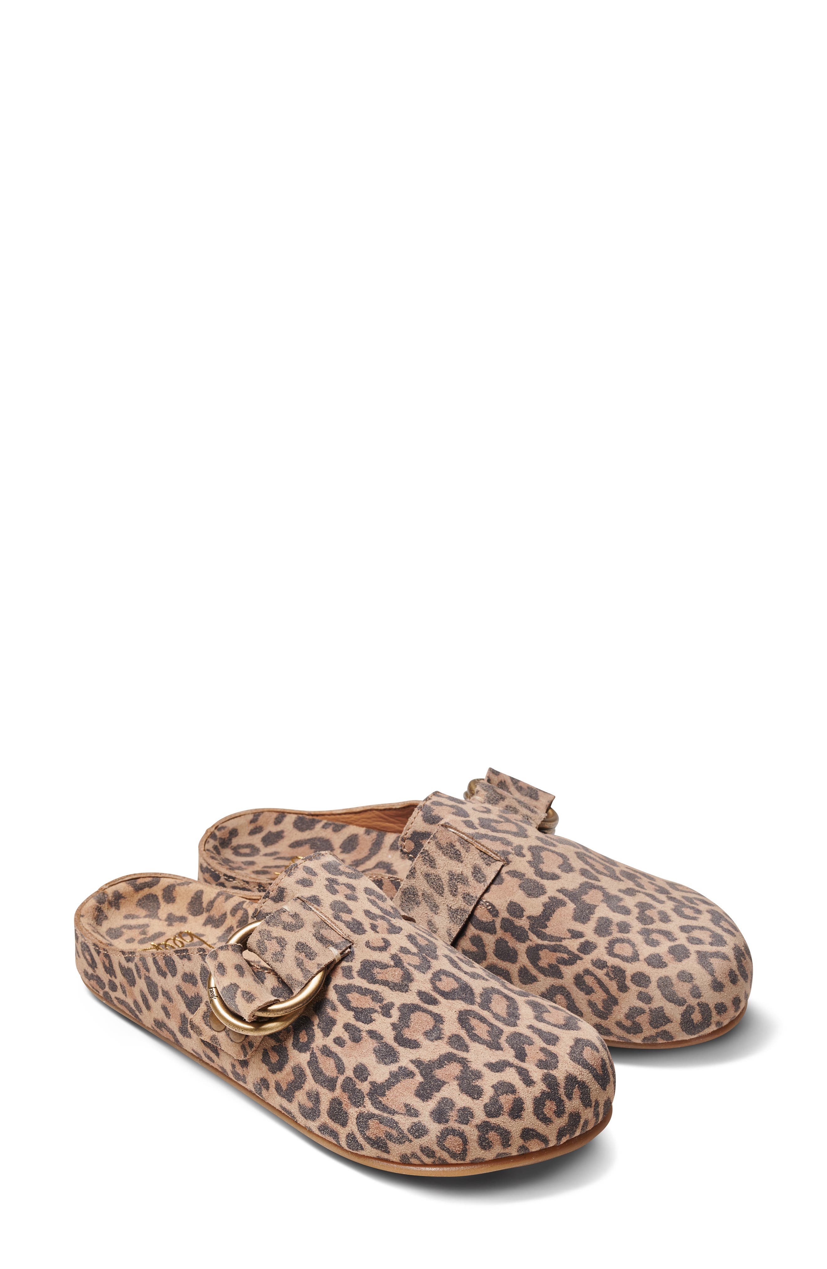 Beek Vulture Cheetah Print Mule, Main, color, Leopard