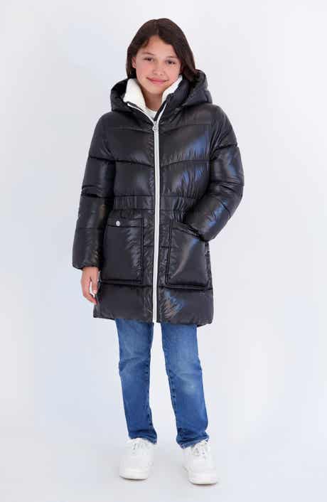 Kids' Stadium Faux Fur Collar Puffer Jacket