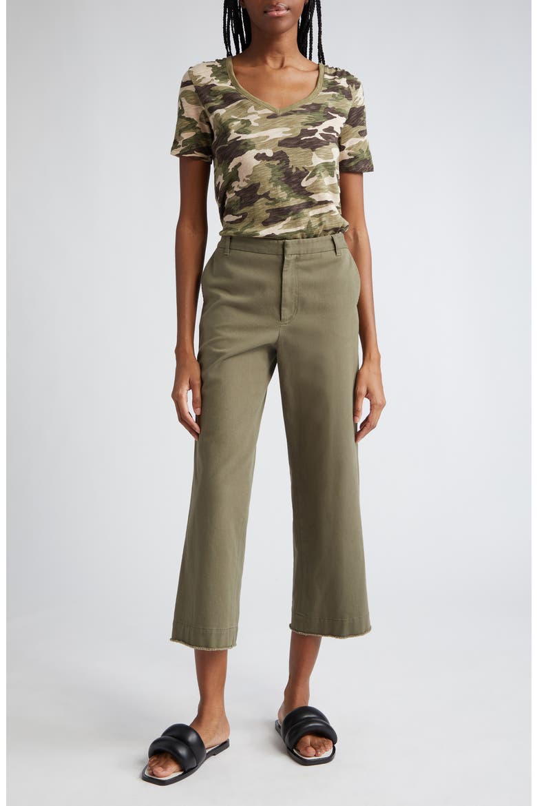 Camo Print Slub Cotton Jersey T-Shirt, Alternate, color, CLASSIC CAMO